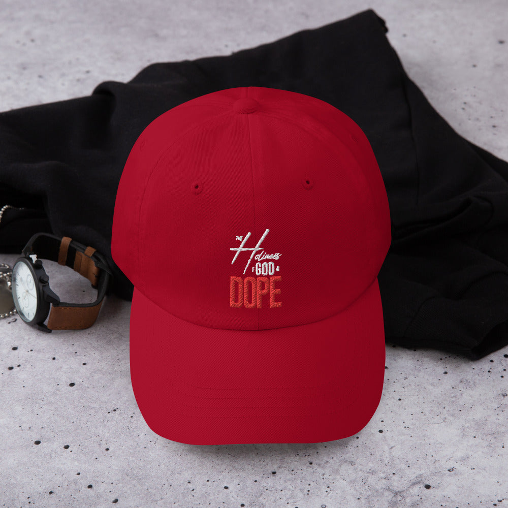 The Holiness of God is DOPE Dad Cap