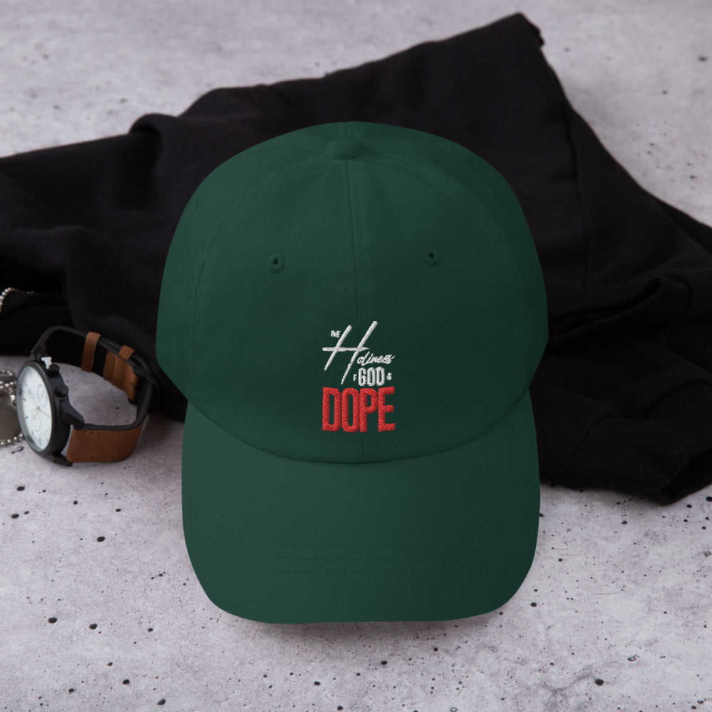 The Holiness of God is DOPE Dad Cap