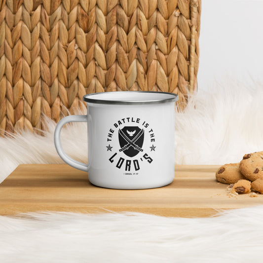 The Battle Is The Lord's, Enamel Mug