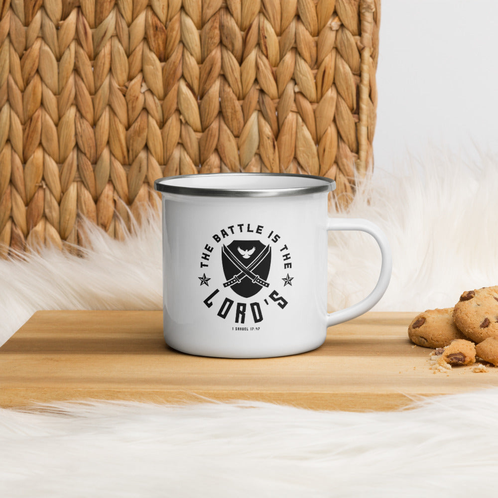 The Battle Is The Lord's, Enamel Mug