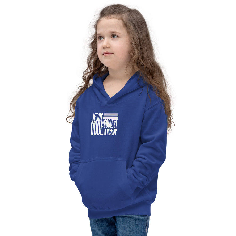 Jeesus is the Coolest Dude In History Kids Hoodie