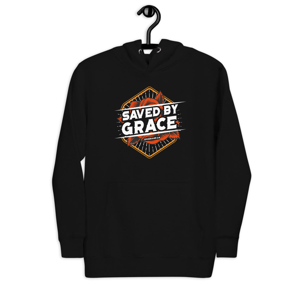 Saved By Grace. Unisex Hoodie