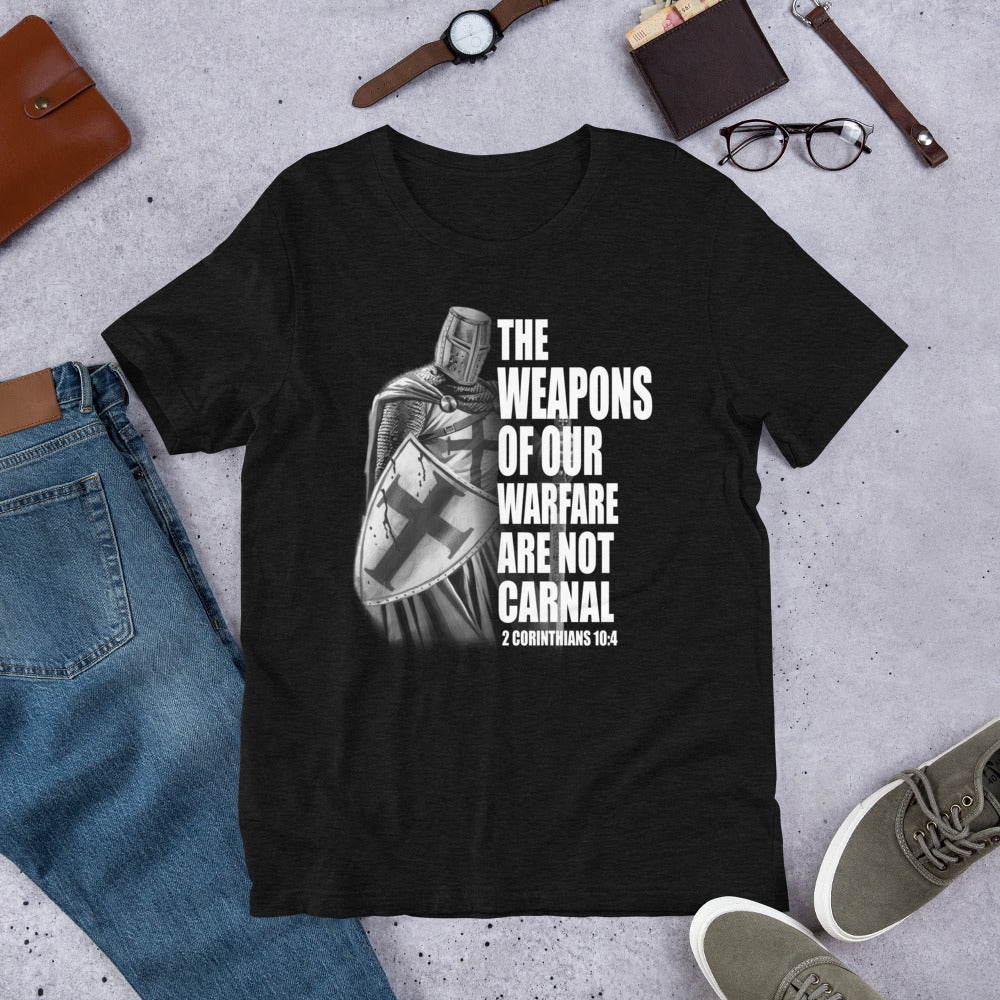 The Weapons Of Our Warfare Are Not Carnal. Short-Sleeve Unisex T-Shirt