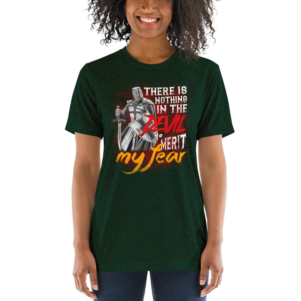 There Is Nothing In The Devil To Merit My Fear. Short Sleeve Women T-shirt