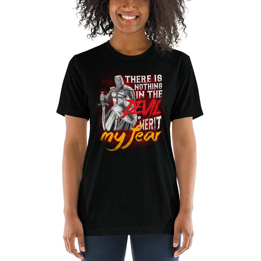 There Is Nothing In The Devil To Merit My Fear. Short Sleeve Women T-shirt