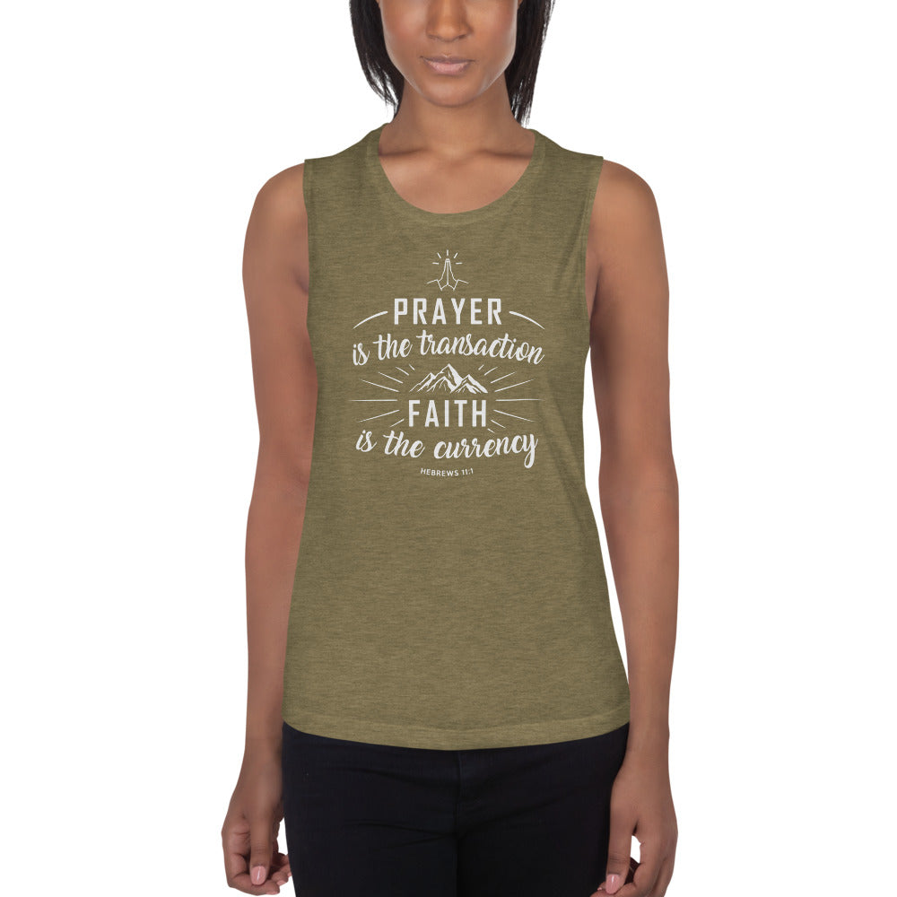 Prayer Is The Transaction, Ladies’ Muscle Tank