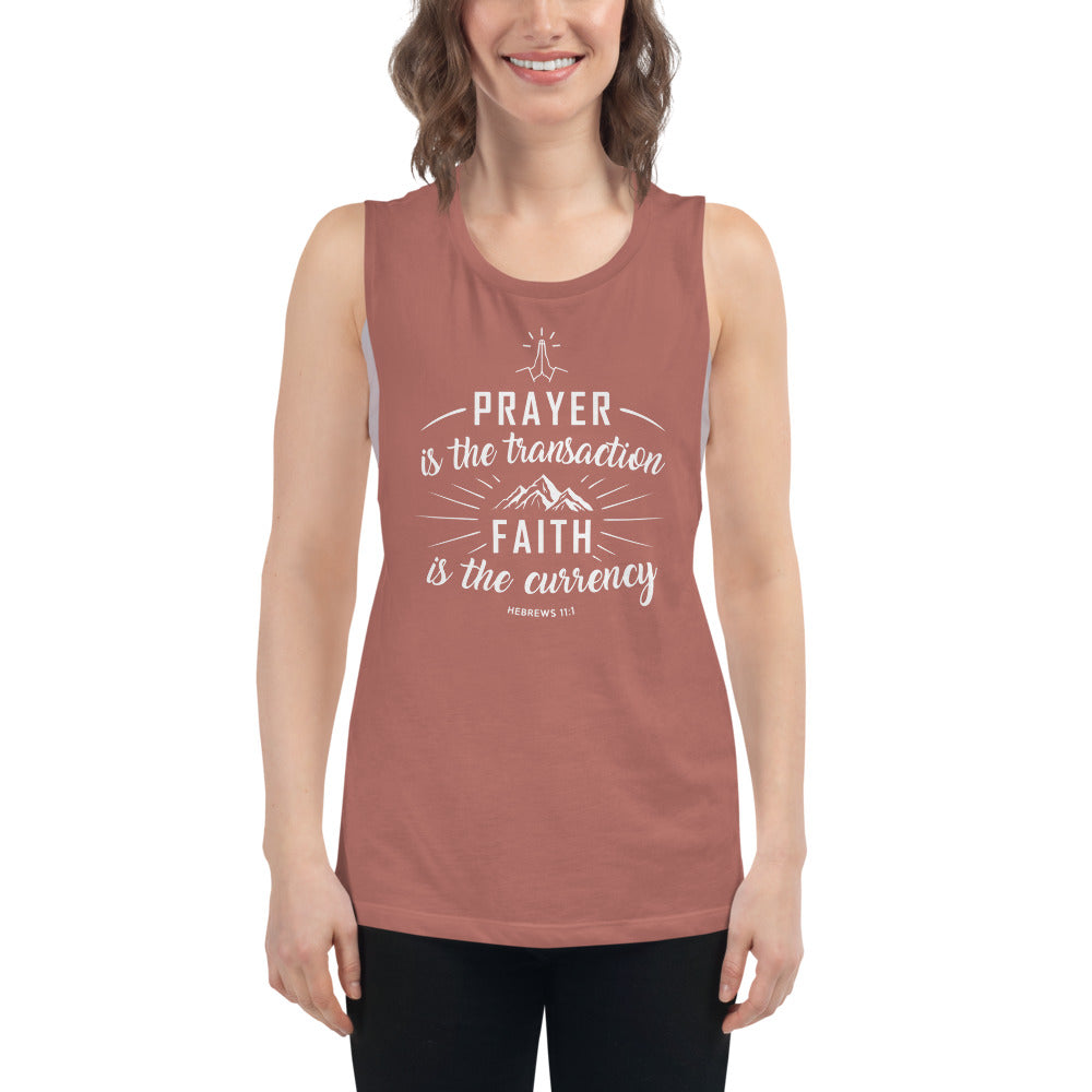 Prayer Is The Transaction, Ladies’ Muscle Tank