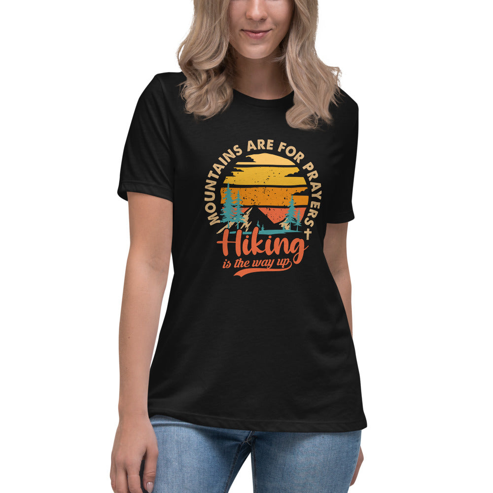 Mountains Are For Prayers, Women's Relaxed T-Shirt