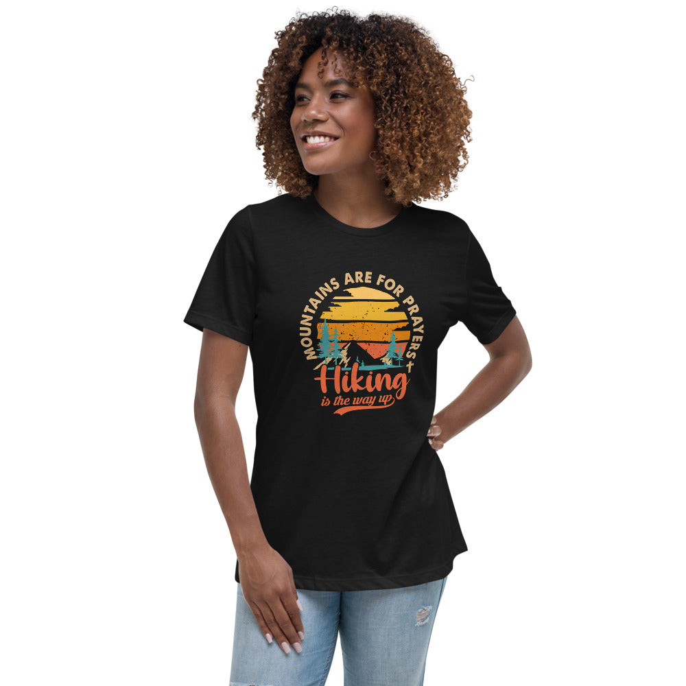 Mountains Are For Prayers, Women's Relaxed T-Shirt