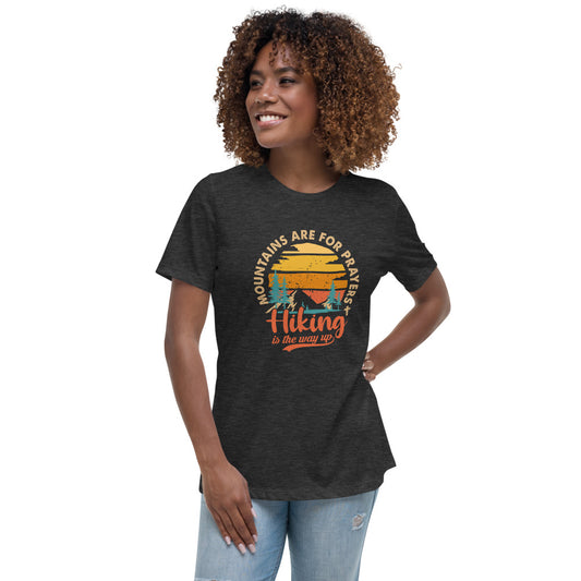 Mountains Are For Prayers, Women's Relaxed T-Shirt