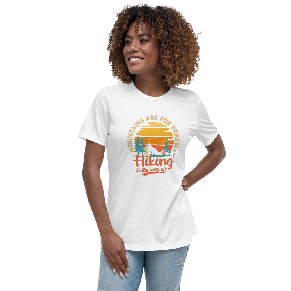 Mountains Are For Prayers, Women's Relaxed T-Shirt