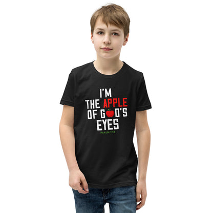 Im the Apple of Dad's Eyes Youth Short Sleeve T-Shirt