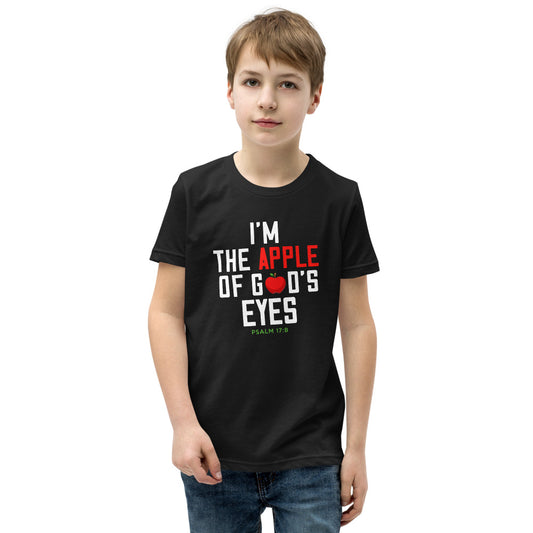 Im the Apple of Dad's Eyes Youth Short Sleeve T-Shirt