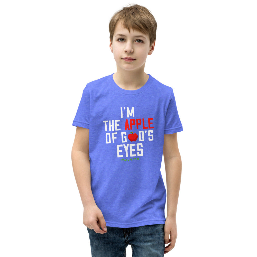 Im the Apple of Dad's Eyes Youth Short Sleeve T-Shirt